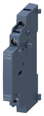 SIEMENS BLQ. CONTACTOS AUX. M. LATERAL 1NA + 1NC - Ref. 3RV2901-1A