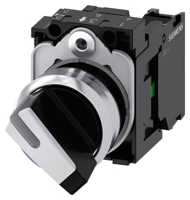 SIEMENS SELECTOR, O-I, NEGRO, BLANCO - Ref. 3SU1150-2BF60-1BA0