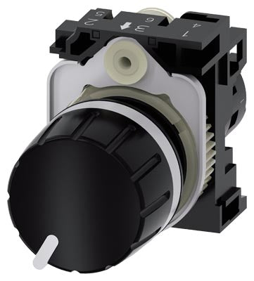 SIEMENS POTENCIOMETRO, NEGRO - Ref. 3SU1200-2PS10-1AA0