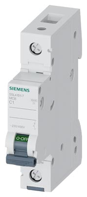 SIEMENS AUTOMATICO 10KA 1POLO C1A - Ref. 5SL4101-7