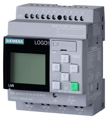 SIEMENS LOGO!230RCE, 8DI/4DO, 400 Blocks - Ref. 6ED1052-1FB08-0BA2
