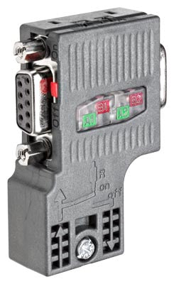 SIEMENS Conector PB,90 grados,con conec. hem. PG - Ref. 6ES7972-0BB52-0XA0