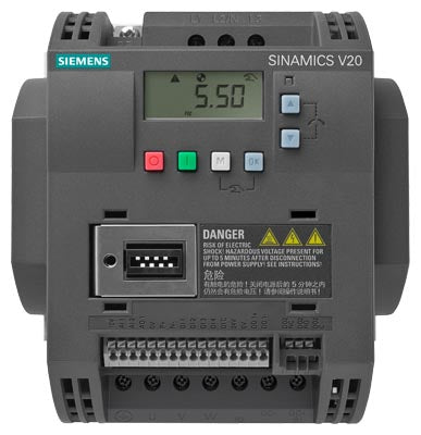 SIEMENS SINAMICS V20, 3AC400V 1.5KW UNFILTERED - Ref. 6SL3210-5BE21-5UV1